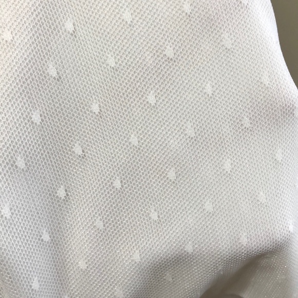 2 for $15 - Ivory Mesh With Dots Bodysuit - Picture 8 of 8